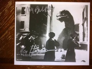 Beast From 20,  000 Fathoms 8x10 Signed/autograph Ray Harryhausen&bradbury,  Dvd