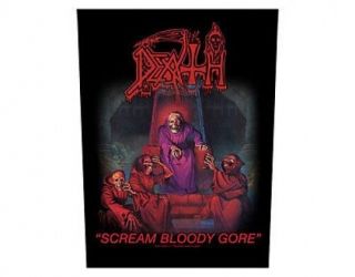 Death Scream Bloody Gore 2012 Giant Back Patch - 36 X 29 Cms