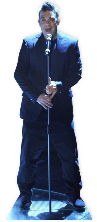 Robbie Williams Pop Star Singer Lifesize Cardboard Cutout Standup Take That