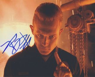 Signed Color Photo Of Robert Patrick Of " The Terminator 2 "