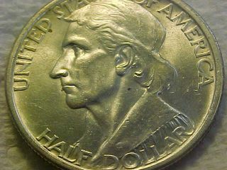 1934 Daniel Boone Commemorative Half Dollar High Au - Unc Coin