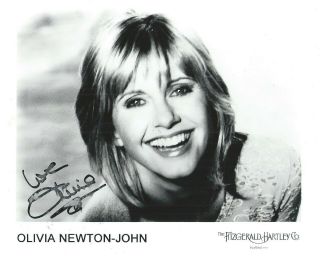 Olivia Newton - John Autograph 8 X 10