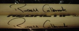 Uriah Heep Russell Gilbrook Signature Drumsticks Concert Tour Drum Sticks
