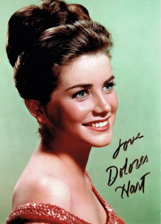 Dolores Hart Hand Signed Autograph Photo Loving You King Creole Elvis Nun
