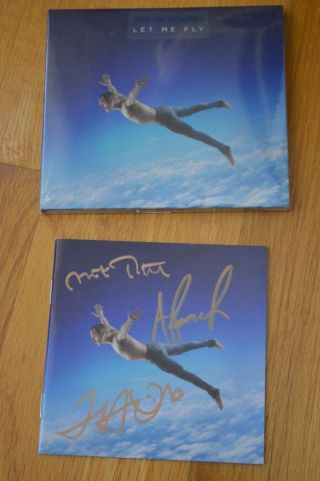Mike & The Mechanics Let Me Fly Autographed Cd Mike Rutherford / Genesis