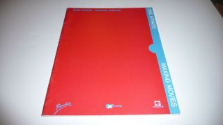 Dire Straits Making Movies Uk Rondor Chappell 1980 Songbook Sheet Music