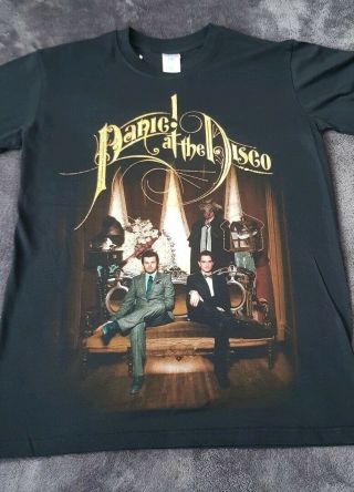 Panic At The Disco Uk Tour T Shirt 2012 Ladies Medium