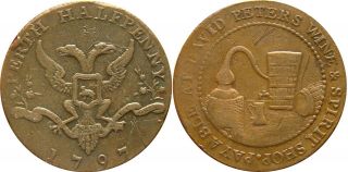 Great Britain Conder Half Penny Token 1797 Perth