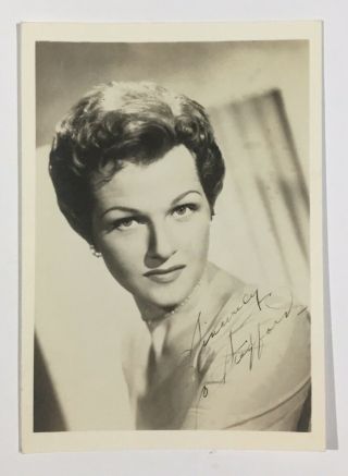 Jo Stafford 5x7” Autographed Photograph 1940’s Pop Singer Tommy Dorsey Sweet