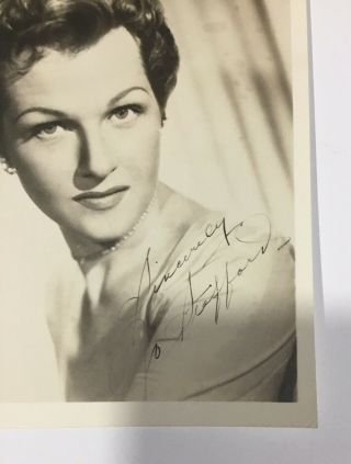 JO STAFFORD 5x7” Autographed Photograph 1940’s Pop Singer Tommy Dorsey SWEET 2