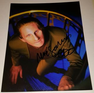 Rene Auberjonois Hand Signed Autograph Photo In Person Star Trek Odo Actor
