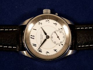 Wristwatch With Old Pocket Watch Movement Patek Philippe 2
