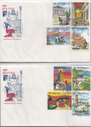 Thematics Disney First Day Covers In 7 Well - 7953