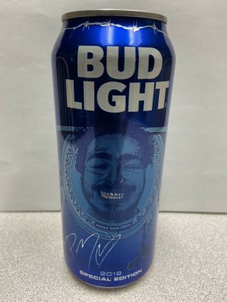Post Malone Exclusive Bud Light Can.  Will Ship Internationally