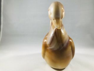 Heisy Caramel End of Day Slag Glass Sitting Duck by Imperial - 2