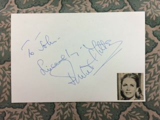 Juliet Mills - Avanti - Passions - Autographed In 1966