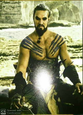 Jason momoa autograph Photo 8x10 Game Of Thrones Aquaman 2