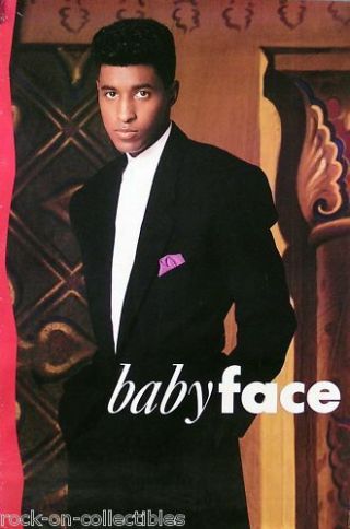 Babyface 1990 Self Titled Album Promo Poster