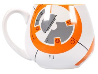 STAR WARS BB8 DROID SHAPED LARGE COFFEE MUG CUP IN GIFT BOX 2