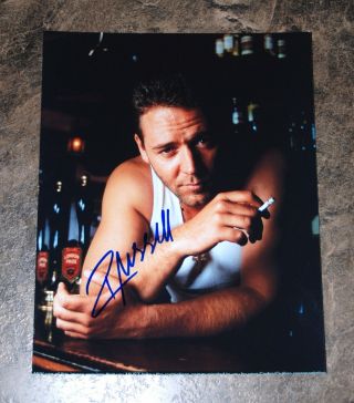 Russell Crowe Signed / Autographed 8x10 Photo W/coa 2 Gladiator