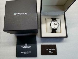 Tag Heuer Carrera Automatic White Dial Day/date Men 