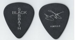 Black Sabbath Tony Iommi The End Tour Guitar Pick - Black