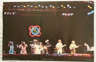Electric Light Orchestra 1979 Poster Pace Scotland Elo Jeff Lynne Creases