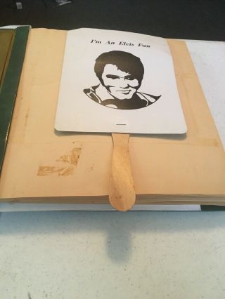 Elvis Presley Scrapbook Contains Assorted Souvenir Items
