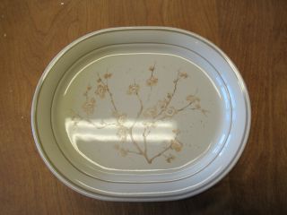 Corelle Cornerstone China Blossom Oval Serving Platter 12 " 2 Available