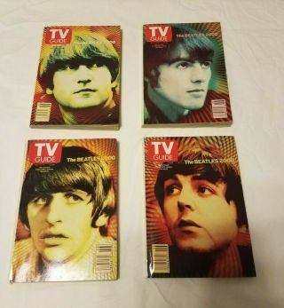 The Beatles Tv Guide Set Of 4 Nov 11 - 17 Year 2000