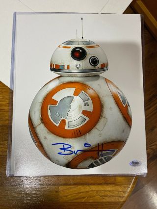 Brian Herring Signed Star Wars Bb - 8 Photo Autograph 8x10 Zobie
