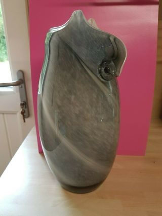 Murano large glass owl vase 3 kilos 3