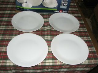Corelle Livingware Winter Frost White 10 piece dinnerware 2