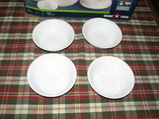 Corelle Livingware Winter Frost White 10 piece dinnerware 3