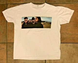 U2 Joshua Tree 2017 Tour T - Shirt,  White,  Men 