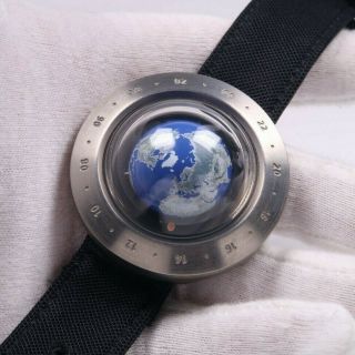 Seiko Think The Earth Wn - 1 Globe Dial Watch Sii Quartz Space - Port Watch Japan