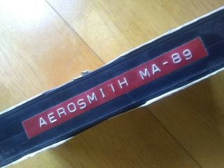 Vtg 1989 Aerosmith Rare Live Concert Vhs Video Cassette Ma Steven Tyler