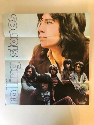 Rolling Stones Vintage London Records Poster 1969