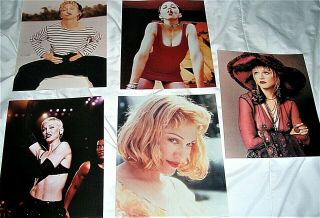 Madonna Photo Set 8x10 90s Virgin Erotica Girlie Show Tour Sex No Promo 7 12 Cd
