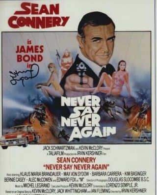 Steven Segal 007 James Bond Official Signing Autograph Never Say Never Again