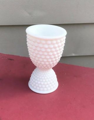 Vintage Westmoreland Hobnail Milk Glass Double Egg Cup From 1960 