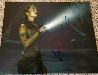Tomb Raider Lara Croft Alicia Vikander Authentic Signed Autographed 8x10 Photo B