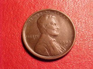 1909 - S Lincoln Cent - One Of The " Keys "