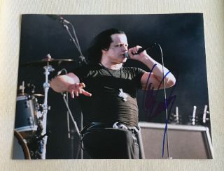 Misfits Samhain Glenn Danzig Signed Autographed 8x10 Photo
