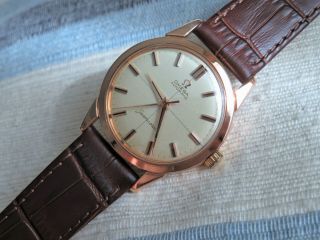 Vintage Omega Seamaster Automatic Watch,  18k Solid Rose Gold,  552 - 14704,  Runs