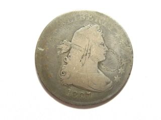 1807 25c Draped Bust Quarter - 1889