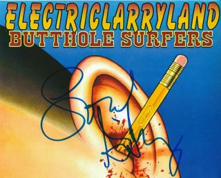 Gibby Haynes Autographed Signed 8x10 Photo - Butthole Surfers - Proof