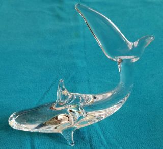 Donatello Crystal Shark Figurine Signed And Numbered " Donotello 138/500 "