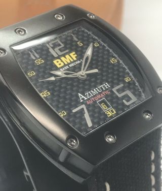 Azimuth Bmf Base Mecha - 1 Swiss Automatic Pvd Stainless Steel Carbon Fiber Dial