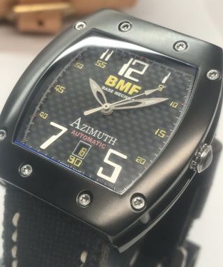 Azimuth BMF Base Mecha - 1 Swiss Automatic PVD Stainless Steel Carbon Fiber Dial 3
